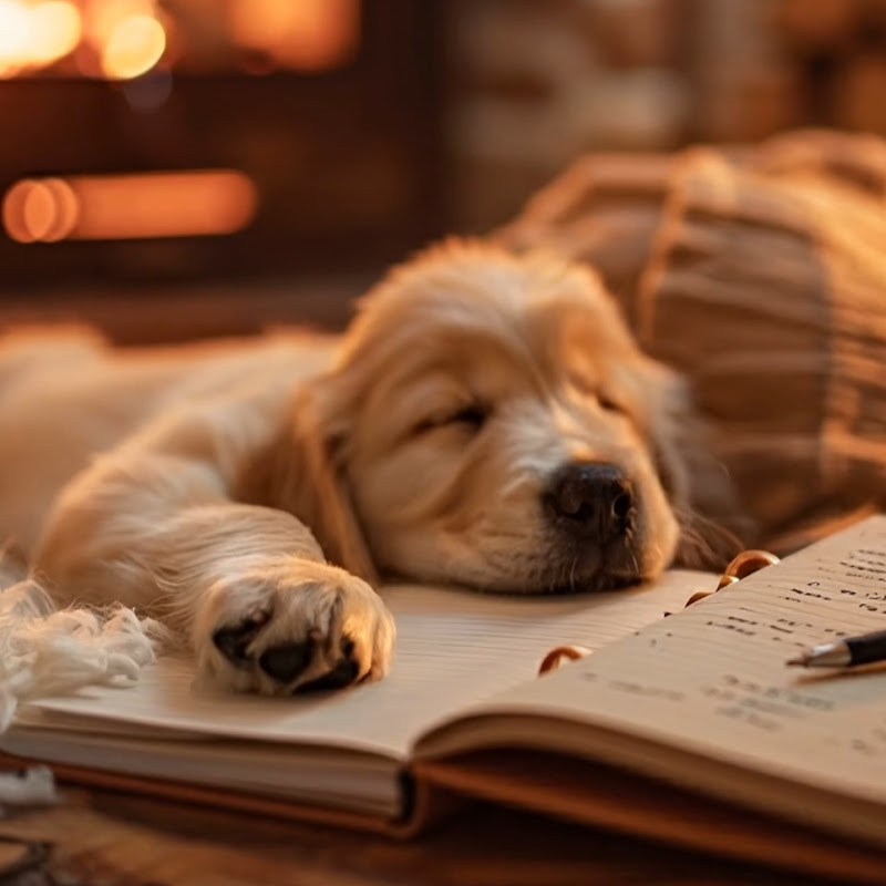 Cozy Dog & Fire Vibes
