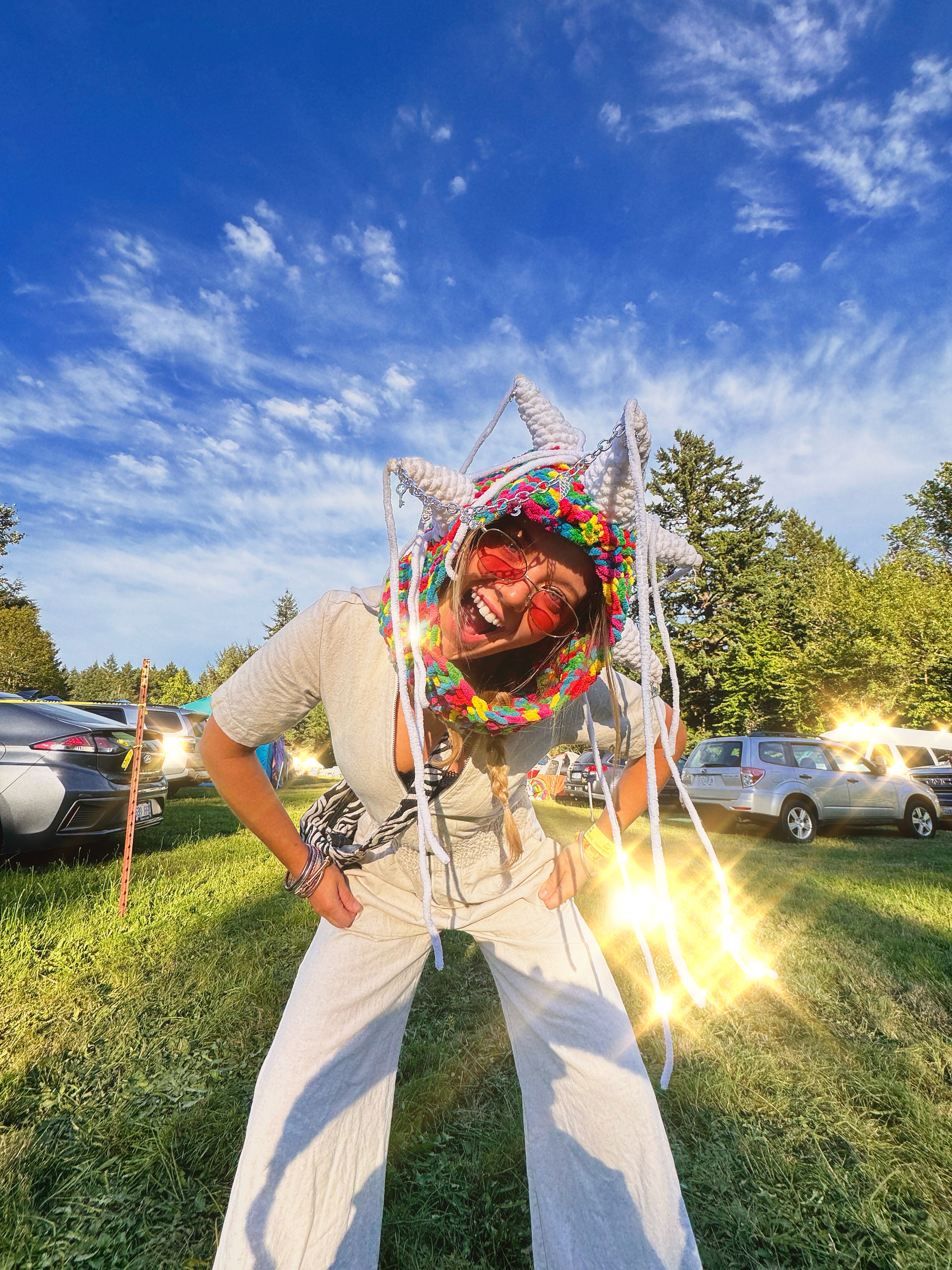 Oregon Country Fair will forever be my favorite place on earth. 🍑🫧🌞✨🧚🏼

There’s something so magical about stepping into a place where creativity feels limitless. Every year I leave feeling inspired by the art, the music, the handmade clothing, the whimsical camp setups, the incredible food, and the countless little details that remind you how beautiful it is when people create simply for the joy of it.

One of my favorite parts though, is the people. Reconnecting with old friends, crossing paths with new ones, and sharing moments that somehow feel both fleeting and timeless.

My heart is so full, and I truly can’t stop smiling.

Until next year… back to the real world (ugh) 🍑💗✨🫶🏼🧚🏼