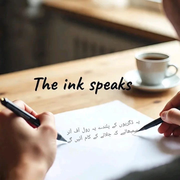 The ink speaks
