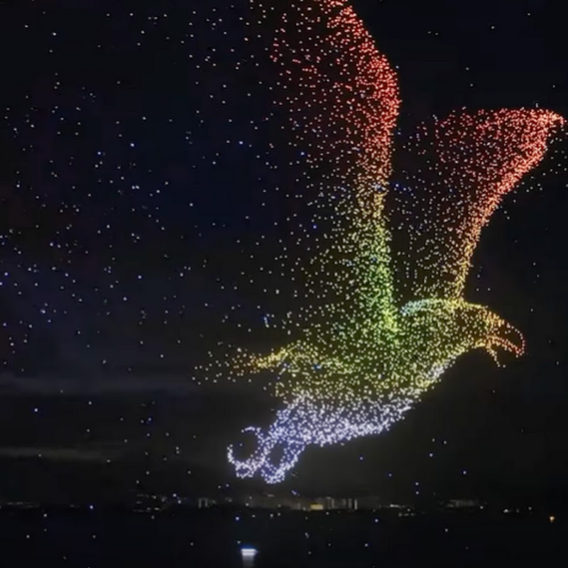 Drone light show channel