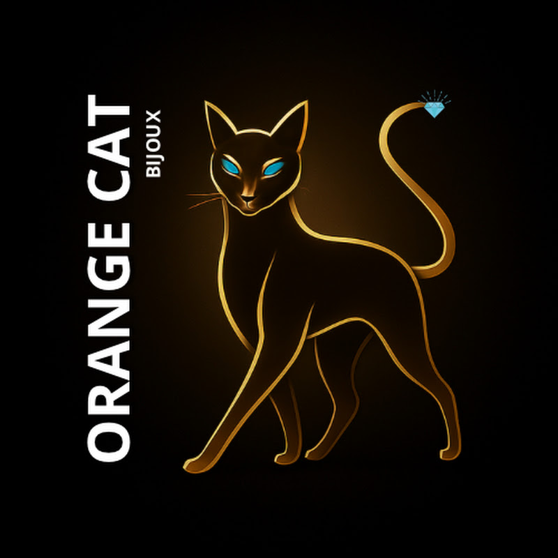 Irina ORANGE CAT bijoux