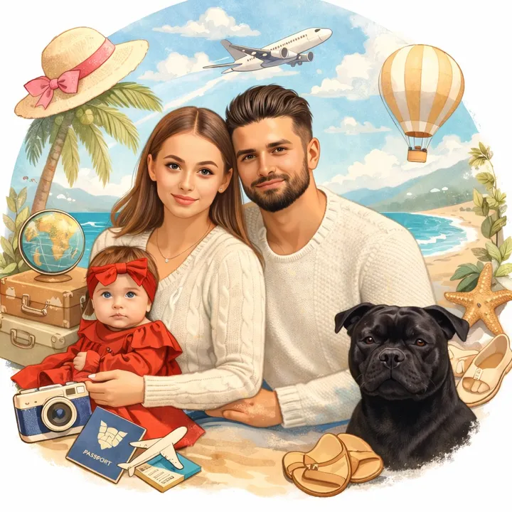 🌴✈️Trio in paradise✈️🌴