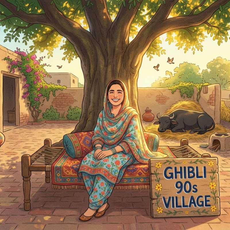 Ghibli 90s Village