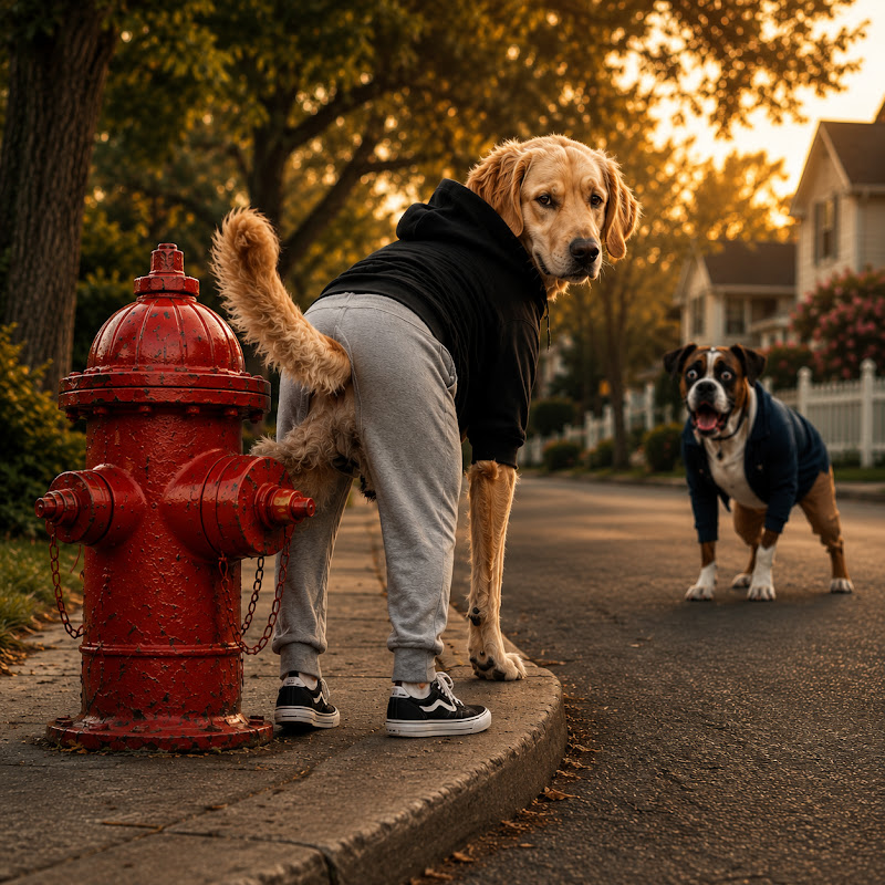 Behind The Fire Hydrant
