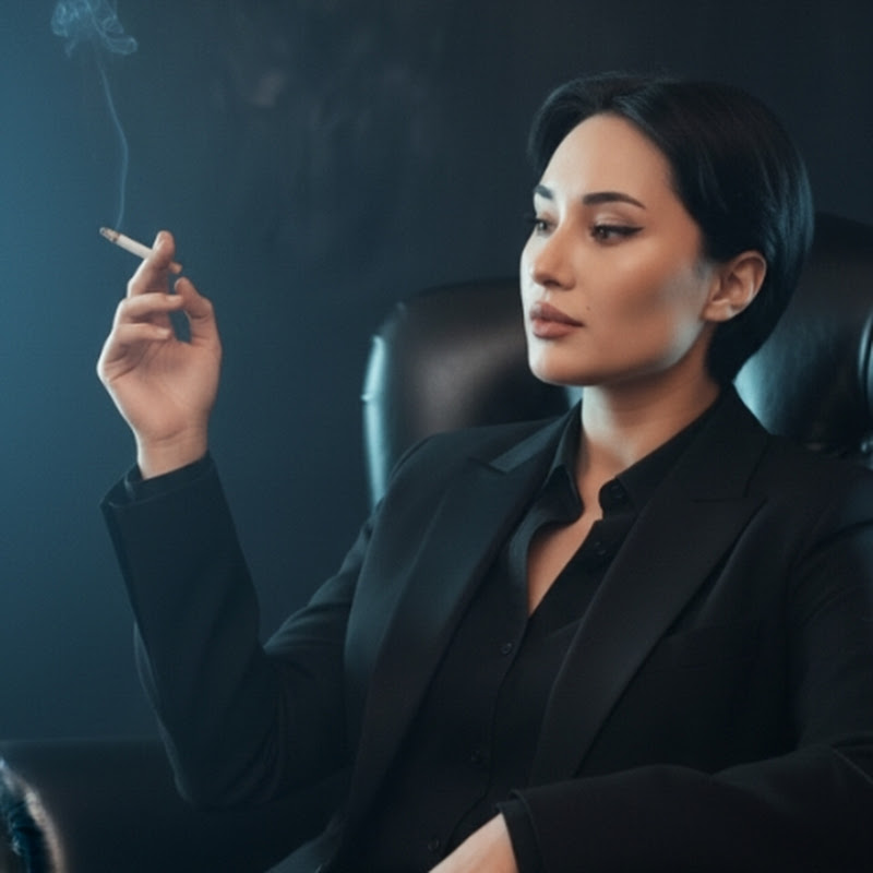 Maya smoking asmr