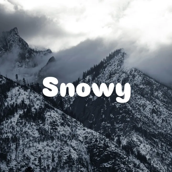 snowy