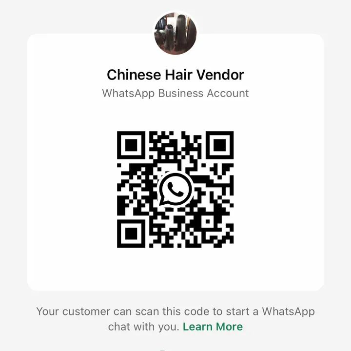 Chinese Raw Hair Vendor