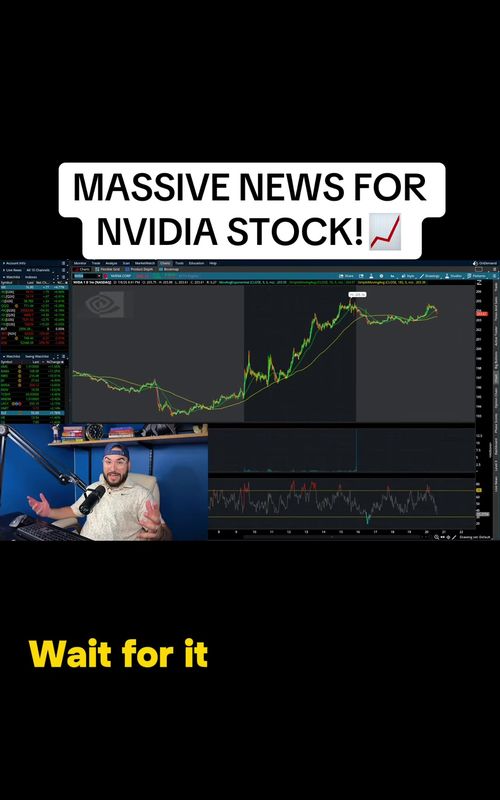 MASSIVE NEWS FOR NVIDIA STOCK!📈 #nvidia #stocks #finance #fyp #stockstrading 