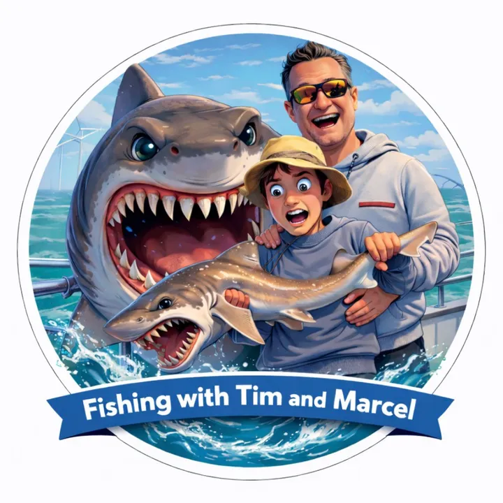Fishing with Tim and Marcel