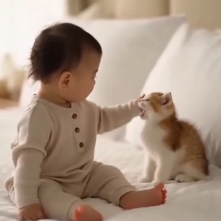 猫と赤ちゃん