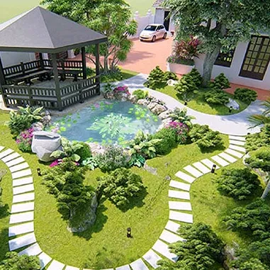 Vật Tư Sân Vườn Tháp Xanh