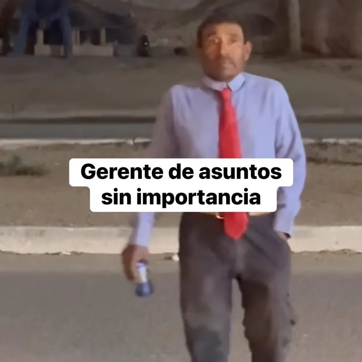 Gerente asunto sin importancia