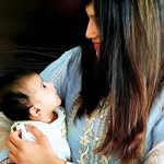 Saba and Arshad with lil Eeshal🇦🇪🇵🇰