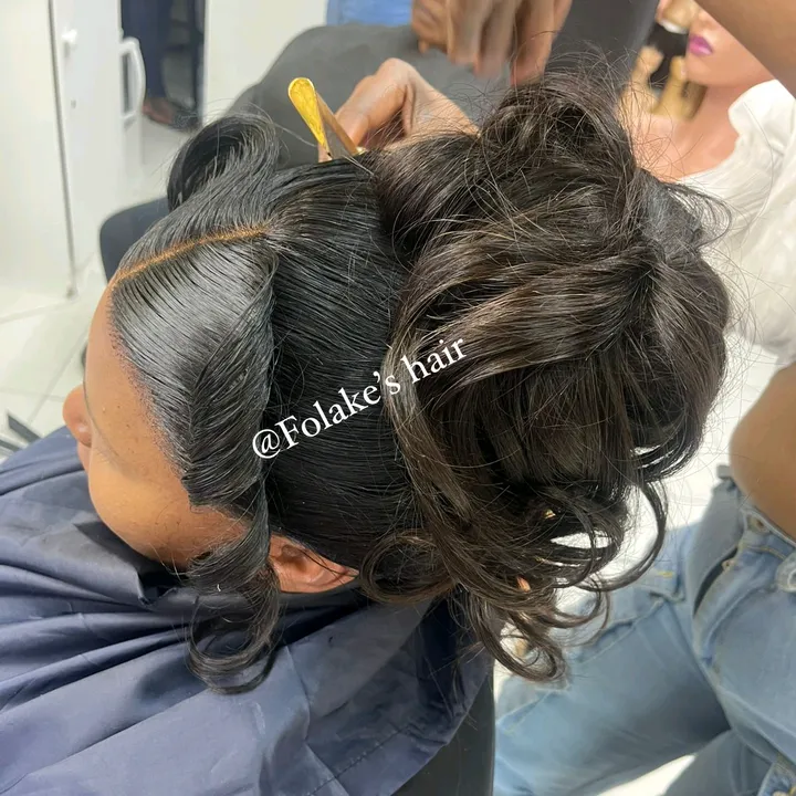 Folake's hair