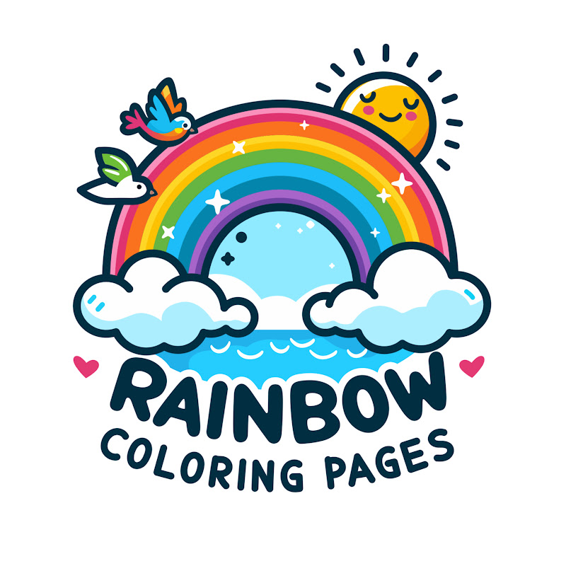 Rainbow Coloring Pages for Kids
