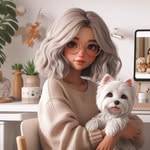 dee ʚɞ ~ wfh desk setup & cozy gaming ~