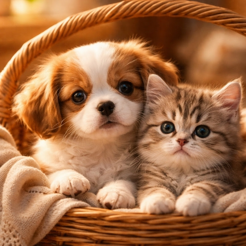 Lovely Cat & Dog