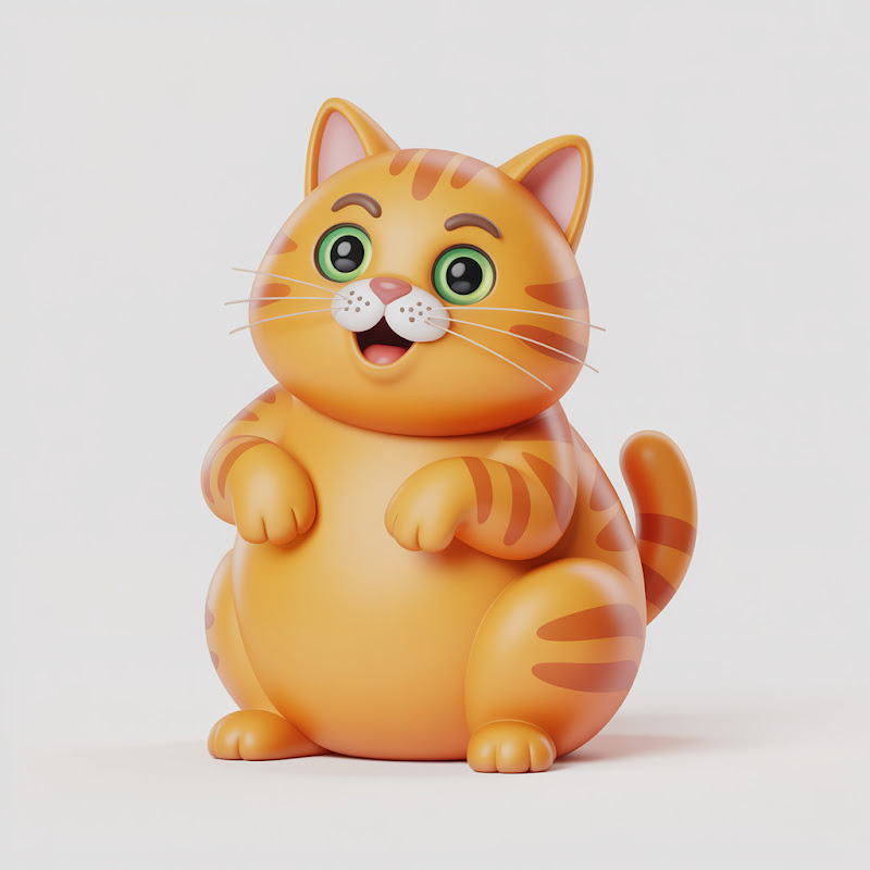 Playful Fat Cat