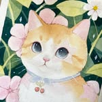 Ale | The Funky Cake - Watercolor art