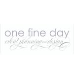 ONE FINE DAY event planning + design inc.