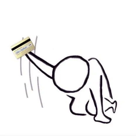 ︎