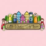 Little wooden peg town