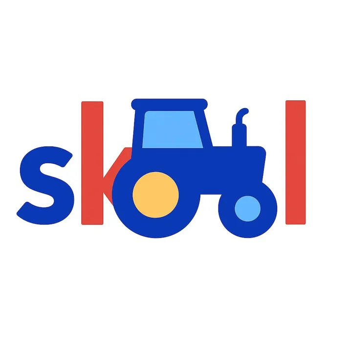 Little blue tractor