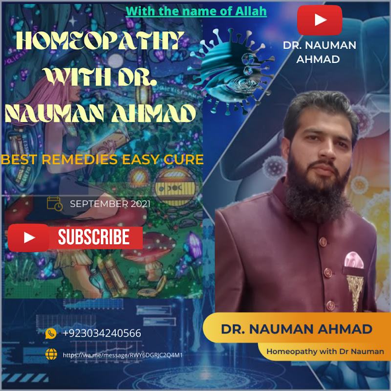 Homeopathy with Dr Nauman Ahmad