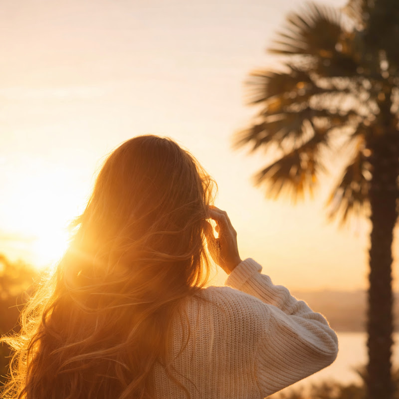 Golden hour girl