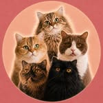 Jaskier & India & Muffinka & Lupo & Burton
