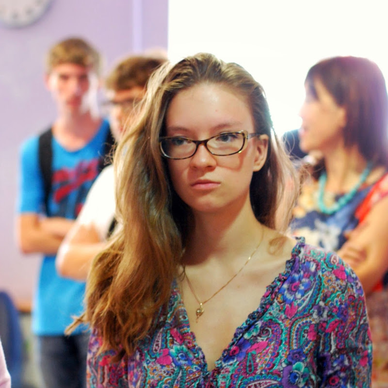 Russian teacher Veronika
