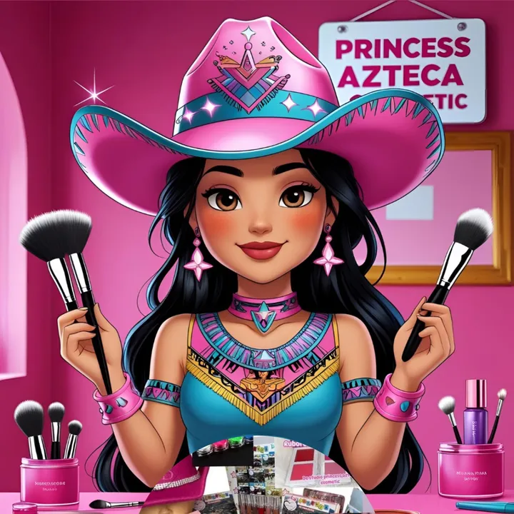 Princess azteca makeup