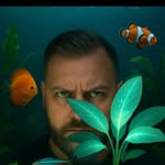 Broda w akwarium 🇵🇱🧔🐠