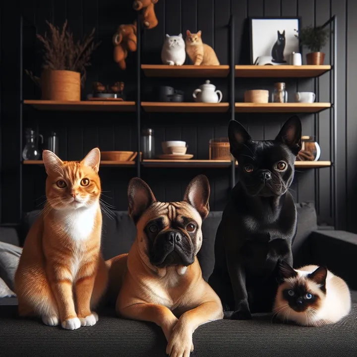 Sylvester and the frenchies