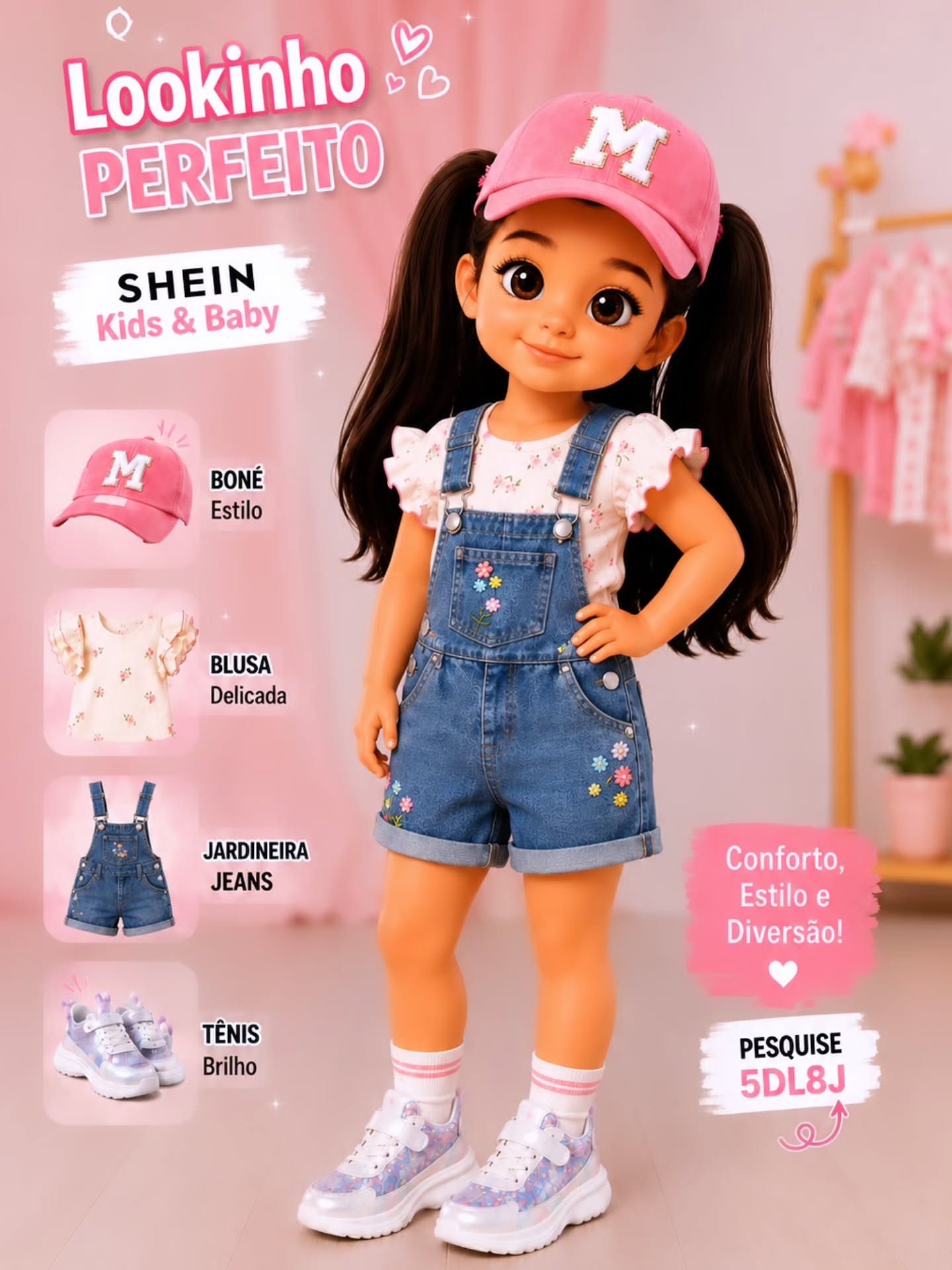 #ad Sua oferta exclusiva chegou! 🔥 Baixe o app da SHEIN e busque por [5DL8J] para resgatar seu cupom e descobrir os produtos que eu recomendei!

Não esqueça de usar meu cupom VV3soumarianabritoo9294

@sheinofficial @sheinbrasil

#SHEINKIDS #SHEINtrends

#ad

Nome da loja: Vintaside Kids
🆔 29247225
🔗 https://shein.top/fnnmy5v

Nome da loja: Pipplin
🆔 470586230
🔗 https://shein.top/dbb876h

Nome da loja: BIUBIUBIU
🆔 140729988
🔗 https://shein.top/dogg5ff

Nome da loja: Lullaby
🆔 344674718
🔗 https://shein.top/r53znnu

Nome da loja: SHEIN Kids
🆔 494744784
🔗 https://shein.top/fnnmvs7