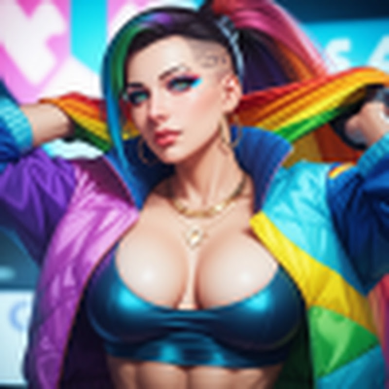 Colorful Waifu And Ai Arts