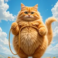 Silly Orange Cat