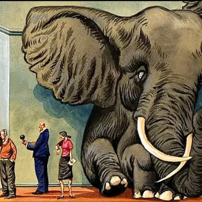Elephant in the rhyme