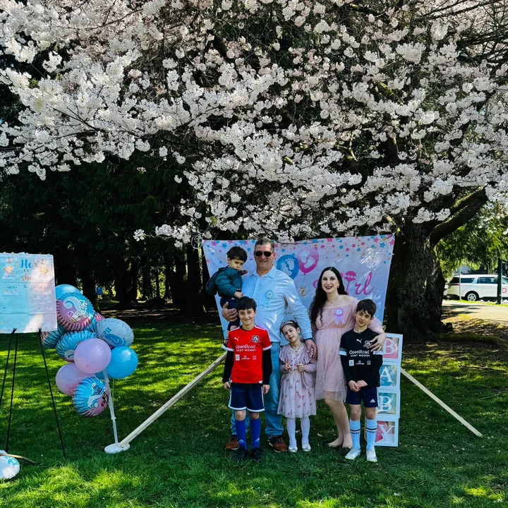 Georgian family in Canada