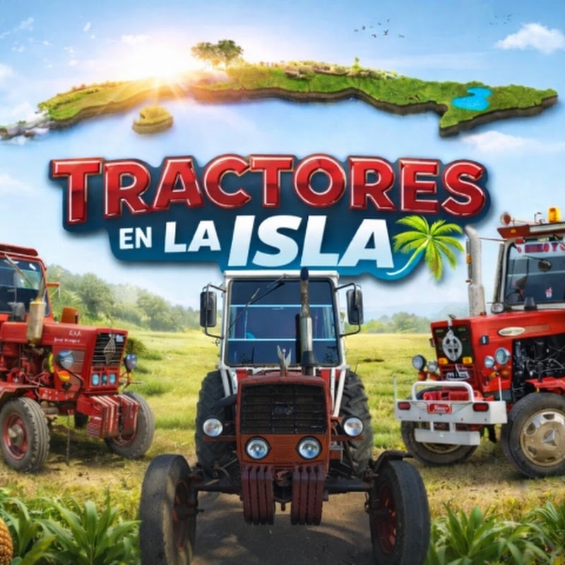 Tractores en la isla