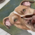 Pet portrait artist Alexandra Yanchak