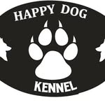 Happy dog kennel
