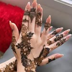 Mehndi design style with Dua Fatima