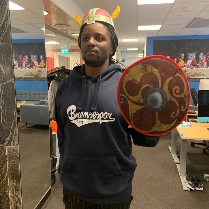 The scandinavian Black dude