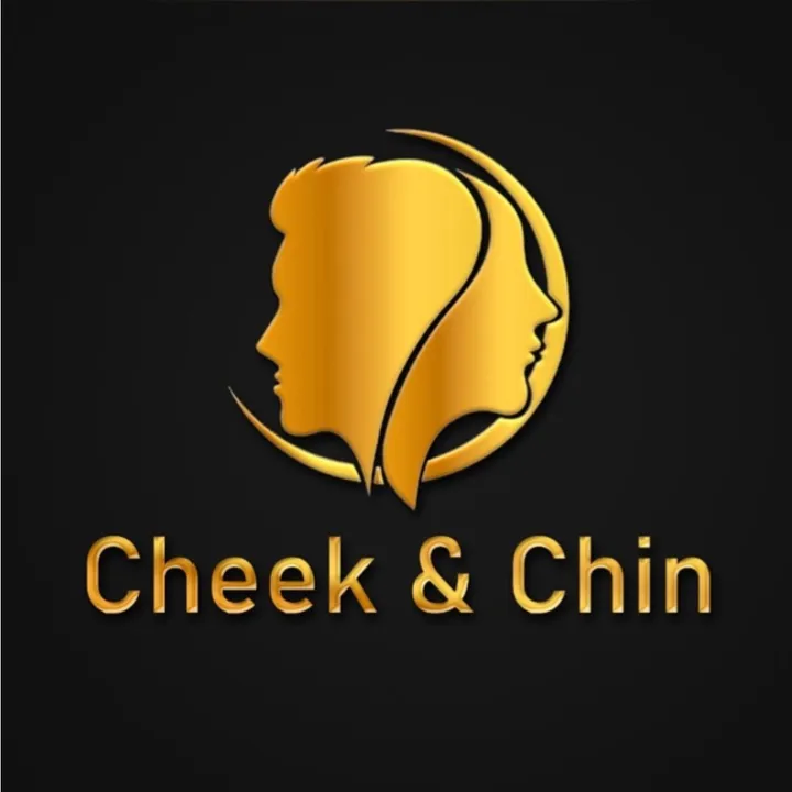 cheek and chin