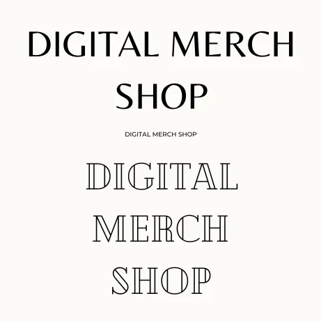 Digital Merch Shop
