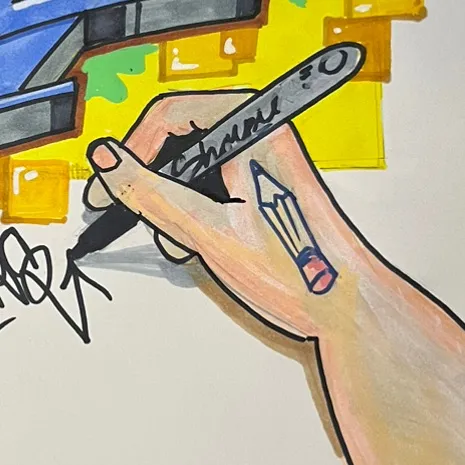 Pencil Hand ✏️ 🖐️