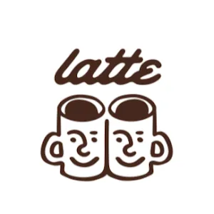 Latte coffee shop