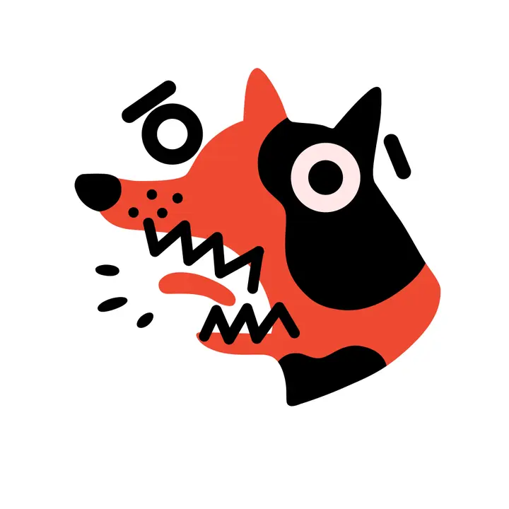Shocked Dog