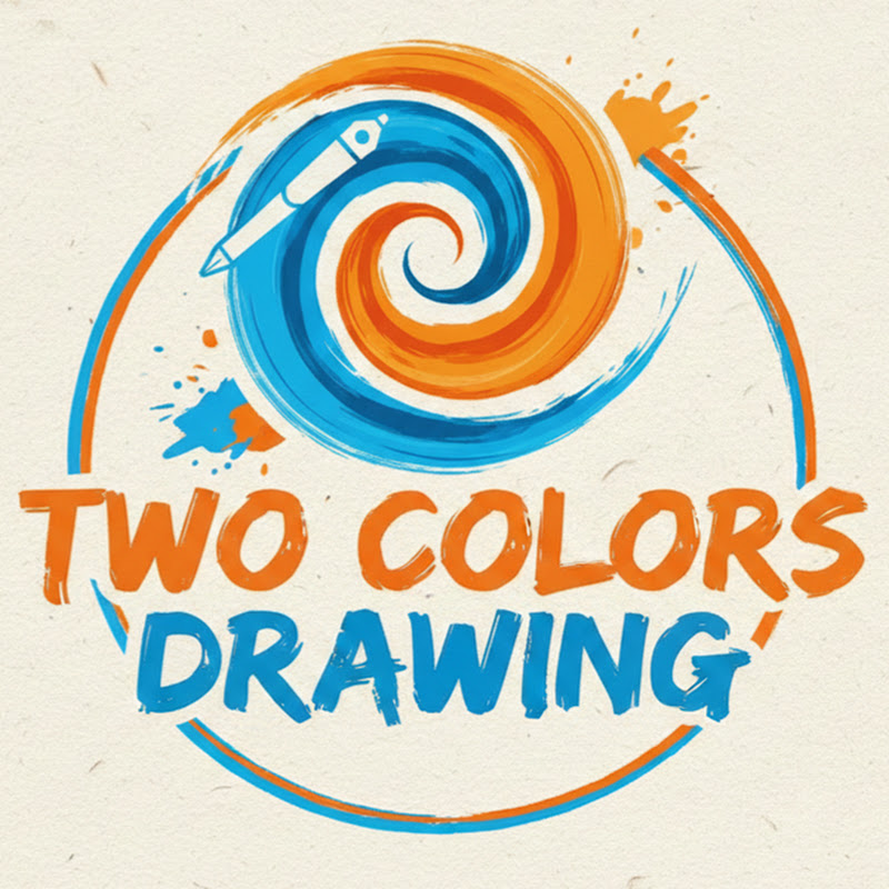 Two Colors Drawing